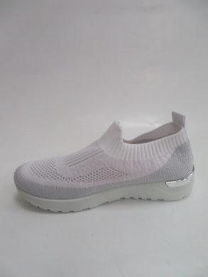 Buty sportowe damskie na płaskim (36-41) 9016-SP WHITE