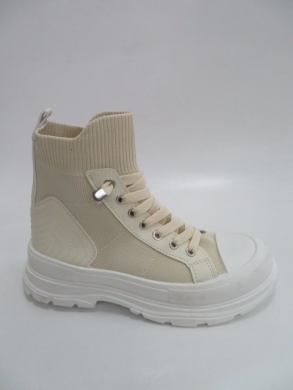 Trampki damskie na koturnie (36-41) 2622 beige