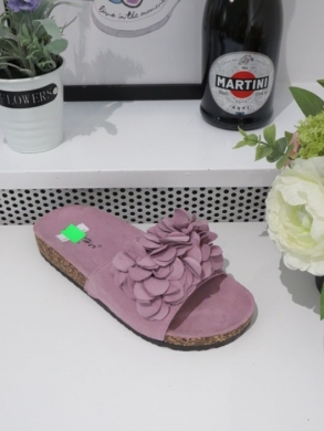 Klapki damskie na płaskim (36-41) TL8-110 PURPLE