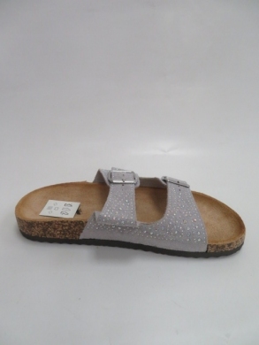 Klapki damskie na płaskim (36-41) 44508 GREY