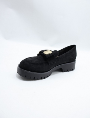 Mokasyny damskie na płaskim (36-41) 5035-1 BLACK