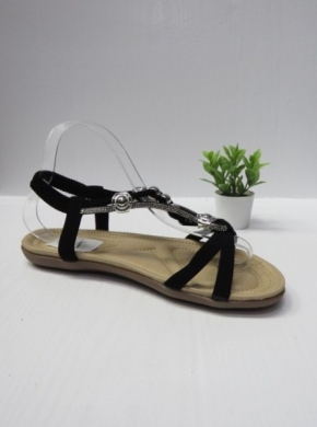 Sandały damskie na płaskim (36-41) 858-17 BLACK