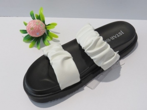 Klapki damskie na płaskim (36-41) ZYTX22038 WHITE