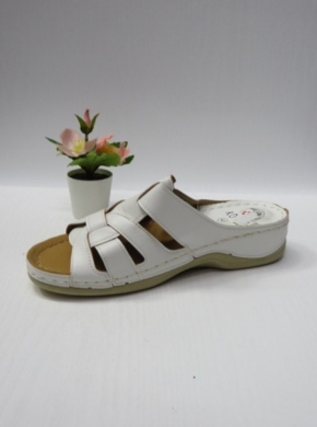 Klapki damskie na koturnie (36-41) 12706-1 WHITE