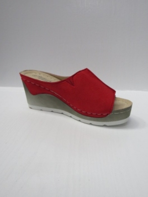 Klapki damskie na koturnie (36-41) 0510 RED