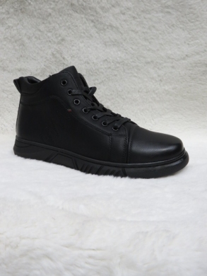 Botki męskie ocieplane (41-46) 9901-9 BLACK