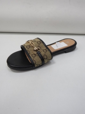 Klapki damskie na płaskim (36-41) 0-84 BLACK