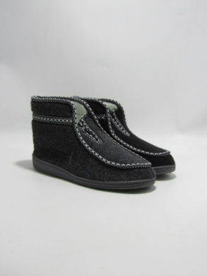 Kapcie męskie ocieplane (41-46) HX06-1 BLK/GR