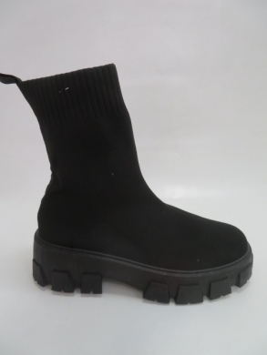 Botki damskie jesienne na płaskim (36-41) A88-96 BLACK