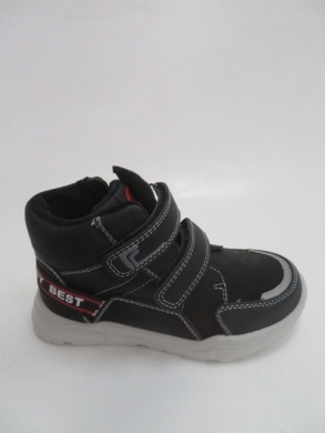 Botki Chłopięce ocieplane (27-32) P530 BLACK/RED