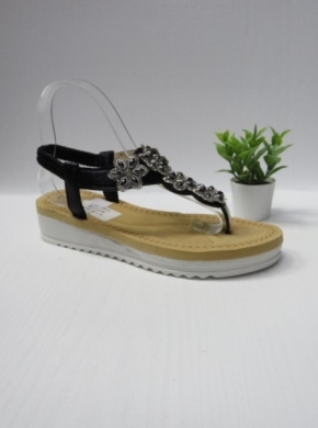 Sandały damskie na płaskim (36-41) A-1 BLACK