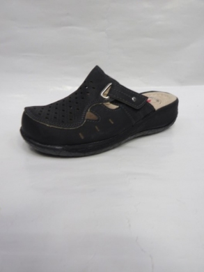 Klapki damskie na płaskim (36-42) 21017 BLACK