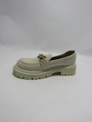 Mokasyny damskie na płaskim (36-41) G0-5A BEIGE