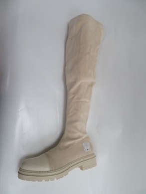 Kozaki damskie jesienne na płaskim (36-41) 1987H25 BEIGE