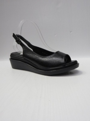 Sandały damskie na koturnie (36-41) 0-107 BLACK