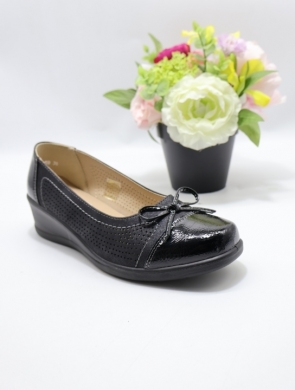 Półbuty damskie na koturnie (36-41) YEHJ-259 BLACK