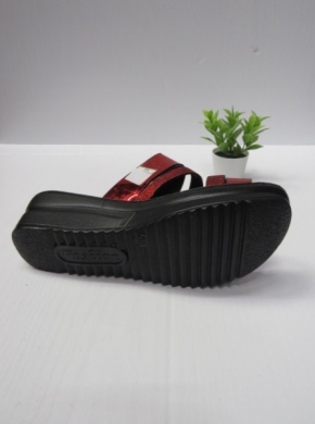 Klapki damskie na koturnie (36-41) 999-25 RED