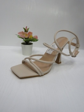 Sandały damskie na szpilki (36-41) H8-282 BEIGE