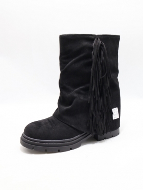 Botki damskie na obcasie (36-41) Q541 BLACK