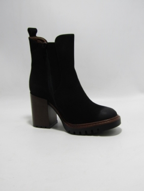 Botki damskie ocieplane na obcasie (36-41) M739 BLACK