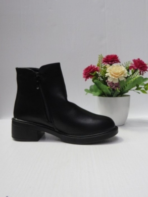 Botki damskie ocieplane na obcasie (37-42) XA66-3 BLACK