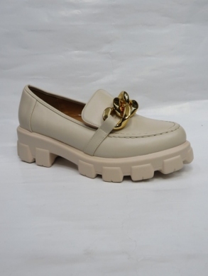 Mokasyny damskie na płaskim (36-41) 6860 BEIGE
