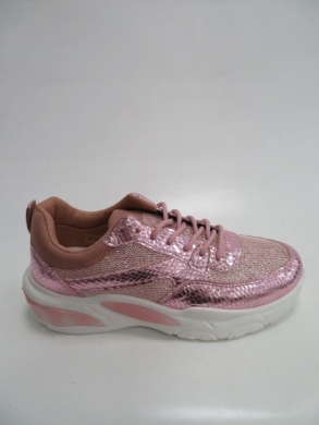 Buty sportowe damskie na koturnie (36-41) 19-A01 PINK