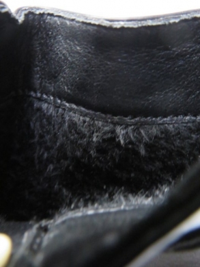 Botki damskie ocieplane na obcasie (36-41) 1356 BLACK