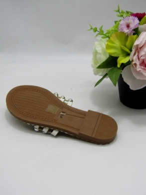 Klapki damskie na płaskim (36-41) DM150 WHITE