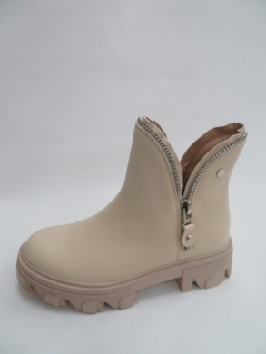 Botki damskie jesienne na płaskim (36-41) 8399 BEIGE