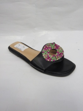 Klapki damskie na płaskim (36-41) 5022 BLACK