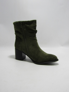Botki damskie ocieplane na obcasie (36-41) F6303 GREEN