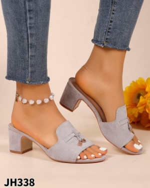 Klapki damskie na obcasie (36-41) JH338