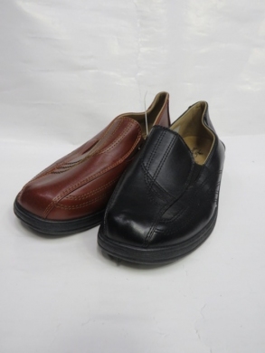 Mokasyny damskie na płaskim (37-42) E309 BLACK/BROWN