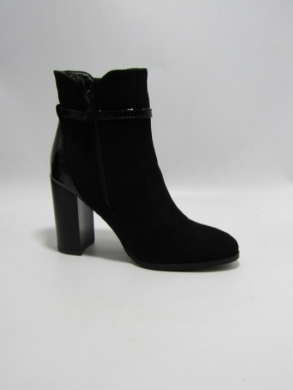 Botki damskie ocieplane na obcasie (36-41) C828 BLACK