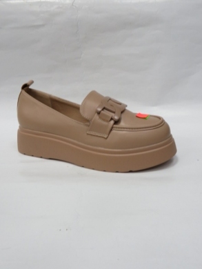Mokasyny damskie na płaskim (36-41) 2052-207 KHAKI