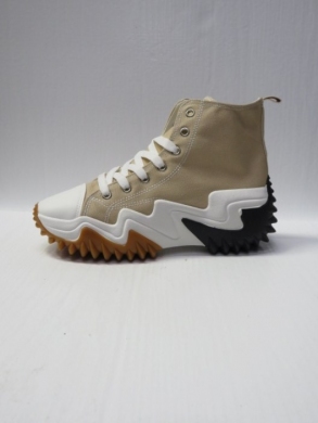 Trampki damskie na koturnie (36-41) 8835 BEIGE
