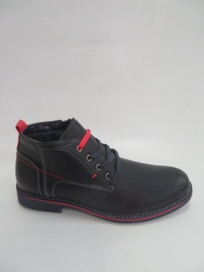 Botki męskie ocieplane (41-46) 920 NAVY/RED