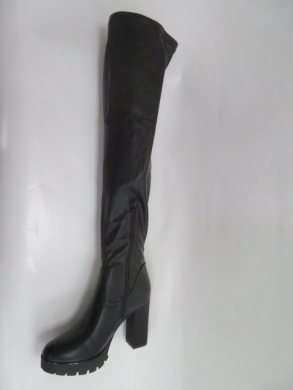 Kozaki damskie jesienne na obcasie (35-40) X-687-10A1 BLACK