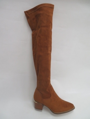 Kozaki damskie jesienne na obcasie (36-41) F168 CAMEL