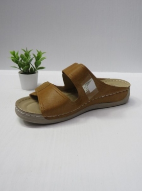 Klapki damskie na koturnie (36-42) CC2222 CAMEL