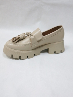 Mokasyny damskie na płaskim (36-41) T547 BEIGE