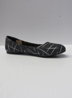 Baleriny damskie (36-41) R12-1 BLACK/WHITE