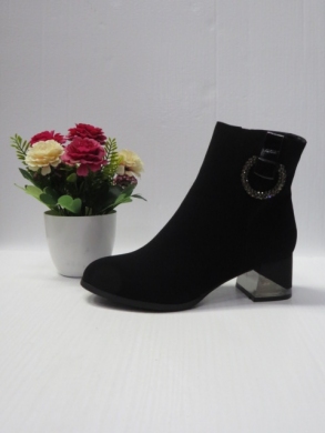 Botki damskie ocieplane na obcasie (36-41) XPL-2320 BLACK