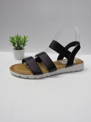 Sandały damskie na płaskim (36-41) SS-152 BLACK