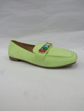 Mokasyny damskie na płaskim (36-41) 7972 GREEN