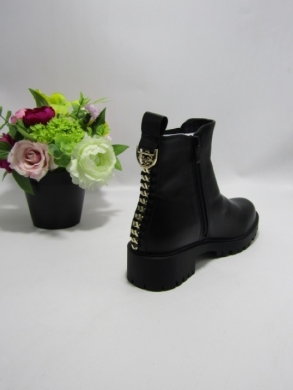 Botki damskie ocieplane na obcasie (36-41) ZY021 BLACK
