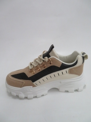 Sneakersy damskie niskie (36-41) AB875 BEIGE