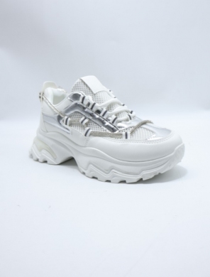 Sneakersy damskie (36-41) WW092 WHITE