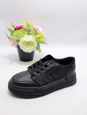 Buty sportowe damskie na płaskim (36-41) XBC-103 BLACK